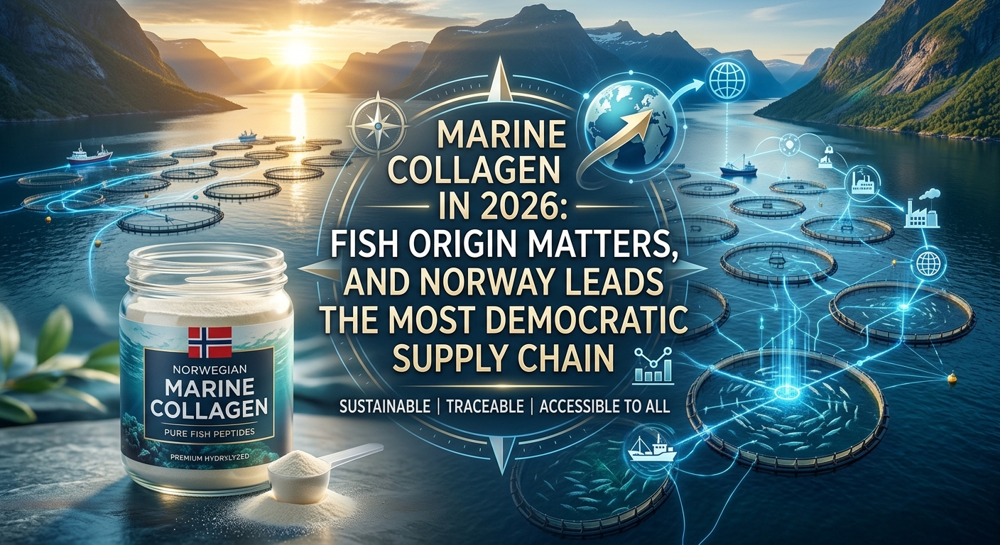 Marine collagen in 2026: fish origin matters, and Norway leads the most democratic supply chain