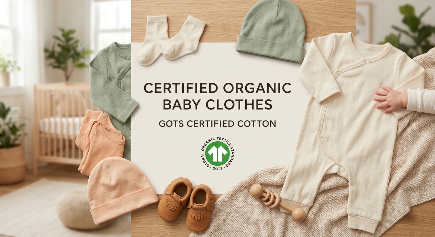 Organic baby clothes with GOTS certification in 2026: a guide to cotton with democratic origin