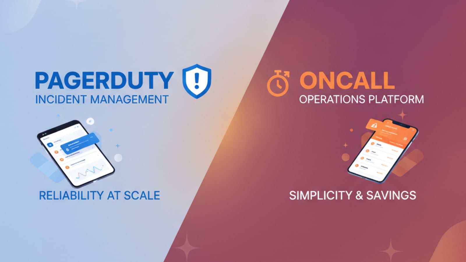 PagerDuty vs OnCall: plataformas de gestión de incidentes con alertas y privacidad completamente diferente