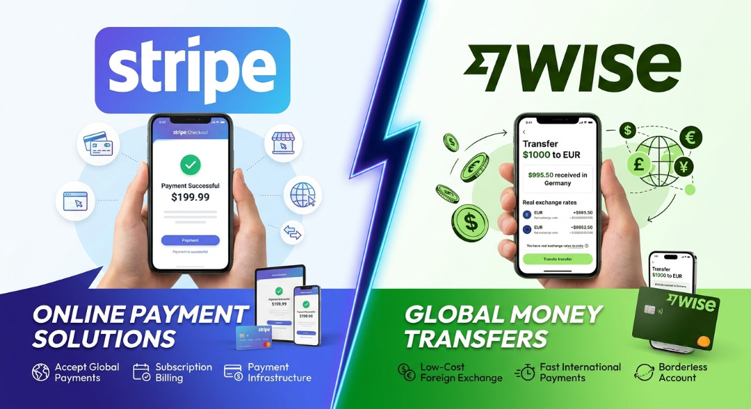 Stripe vs Wise: International Payment Platforms With Very Different Exchange Rate Transparency