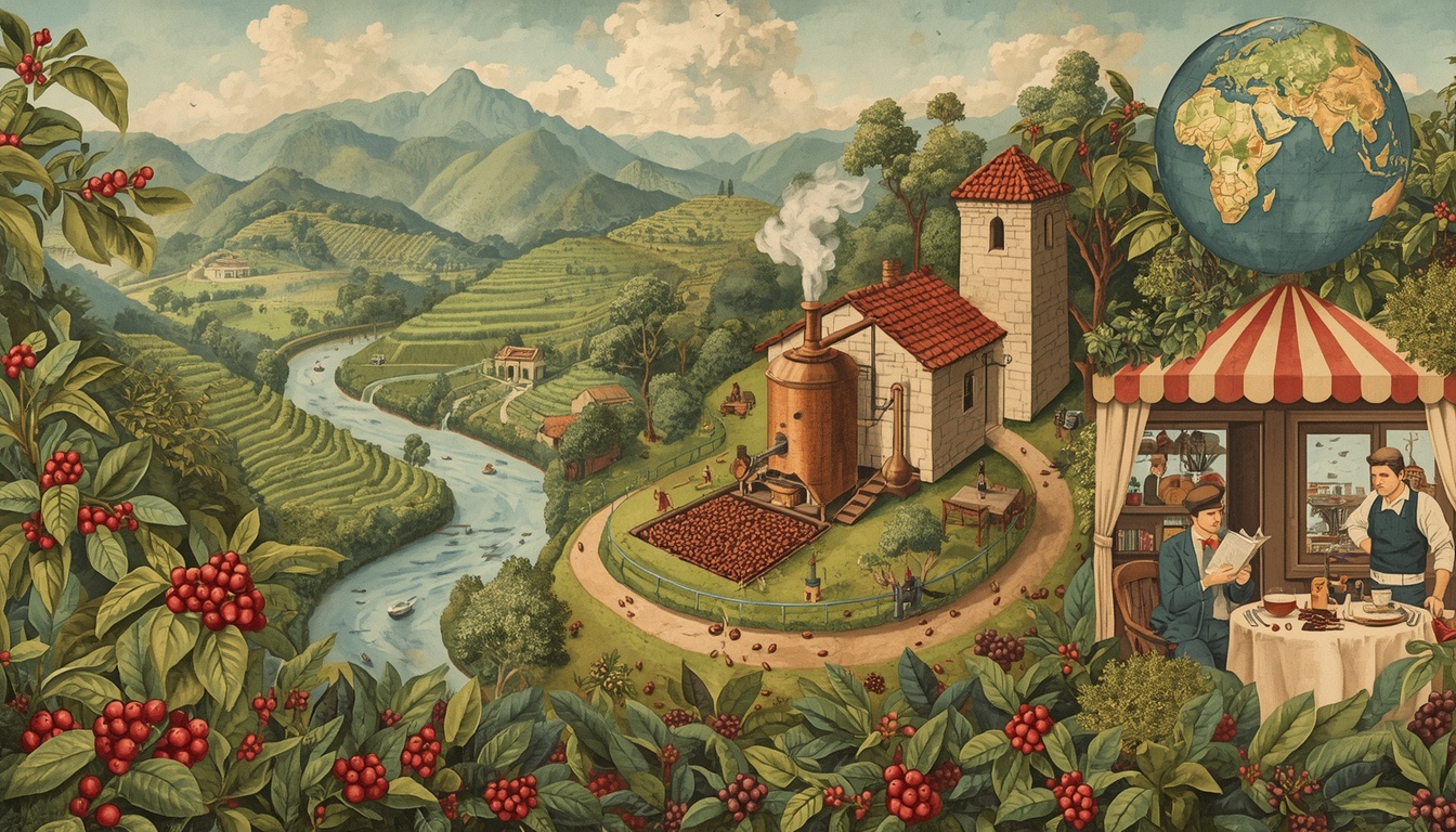 A coffee's journey from Costa Rica to your kitchen, told piece by piece